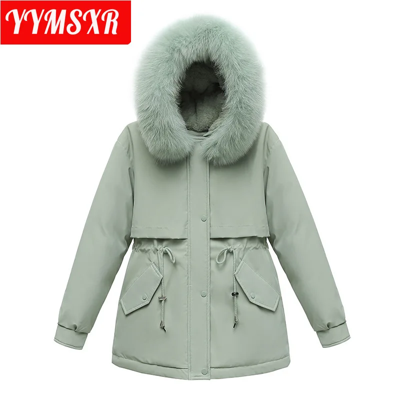 

High-quality Winter Coat Mid-length New Jacket Casual Loose and Versatile Temperament Elegant and Fashionable Women's Clothes