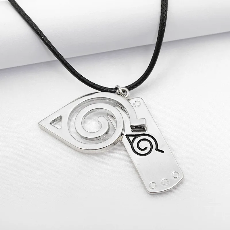 

Cosplay Anime Naruto Akatsuki Necklace Metal Unisex Pendant Women Men Jewelry Gift Collares