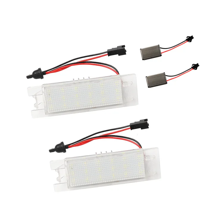 For Fiat Brava Bravo Croma Linea Multipla Seicento License Plate Light Error Free LED number LightsExterior Accessories Canbus | Автомобили