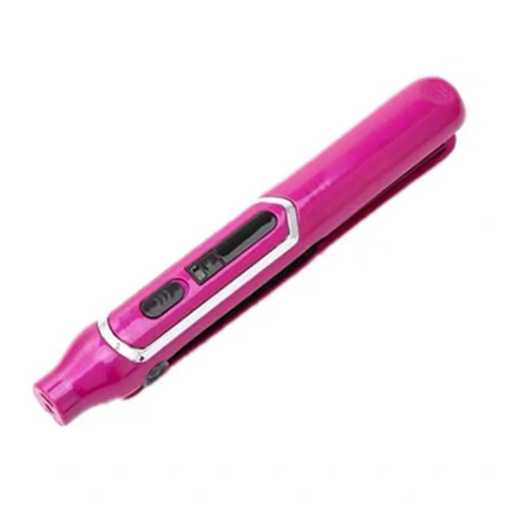 

Fast Heating USB Charging Cordless LED Display Curling Hair Straightener Home Salon Temperature Control Dual Use Flat Iron