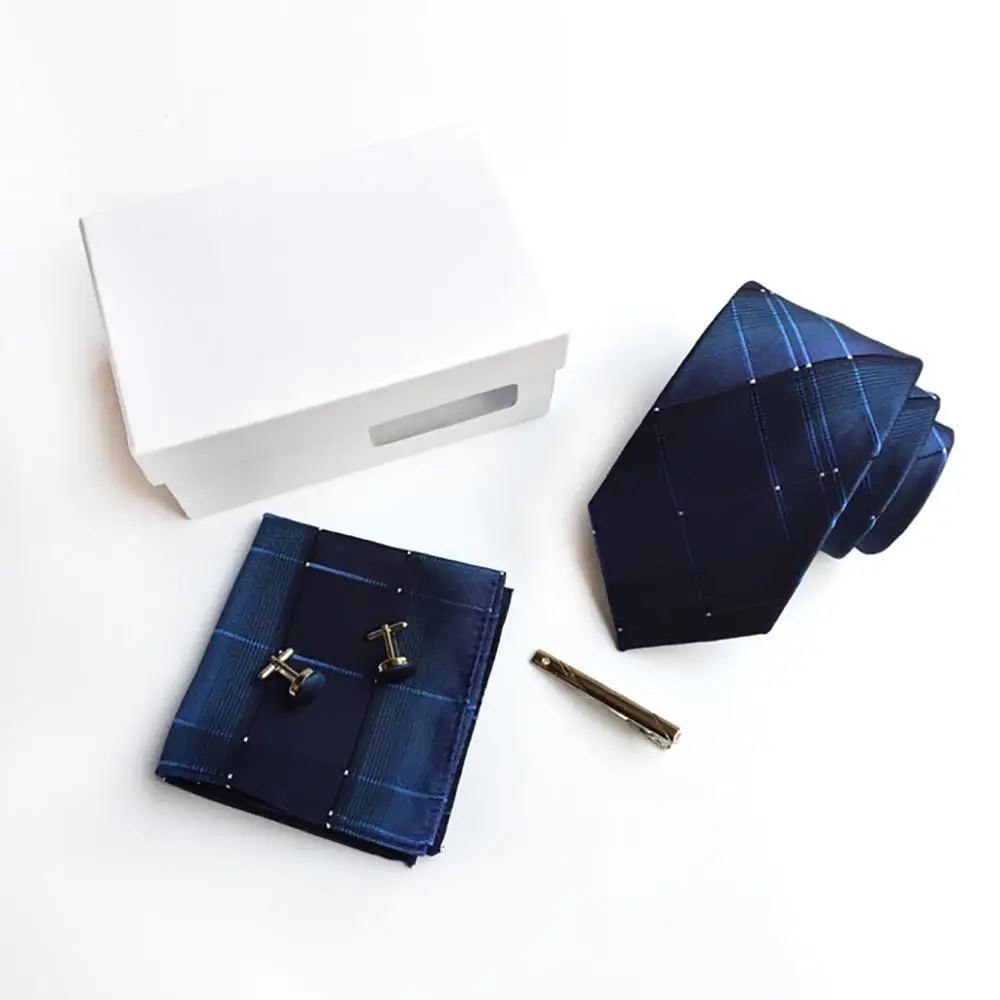 

Neck Tie Polka Dot Multi-color Gift Box 6 Piece Tie Suit Business Dress Wedding Tie Wedding Business Party formal tie