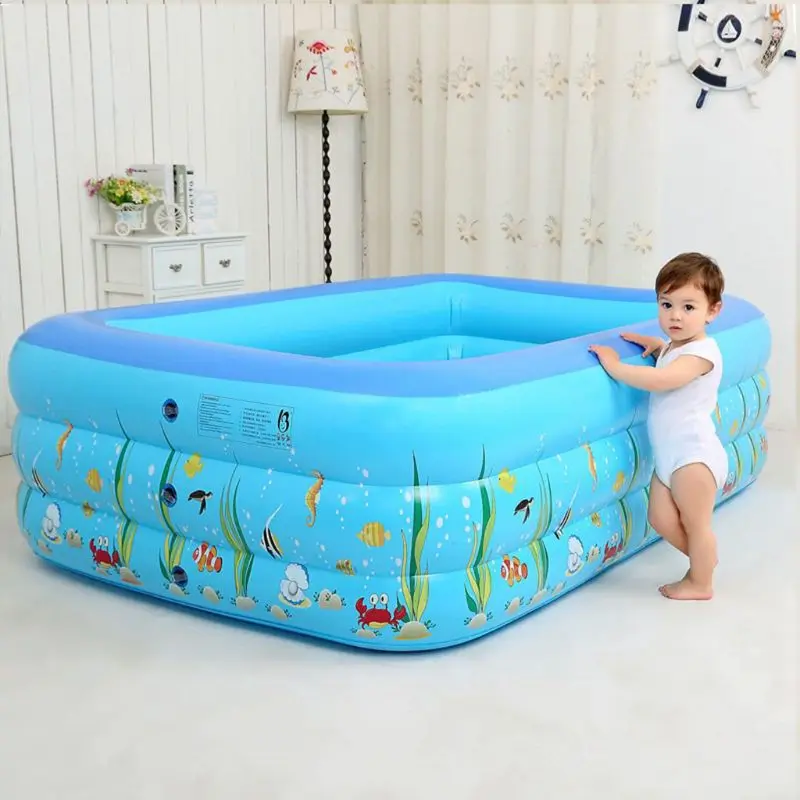 

Summer Inflatable Swimming Pool Backyard Inflated Bathtub Garden Kid Bathing Tub