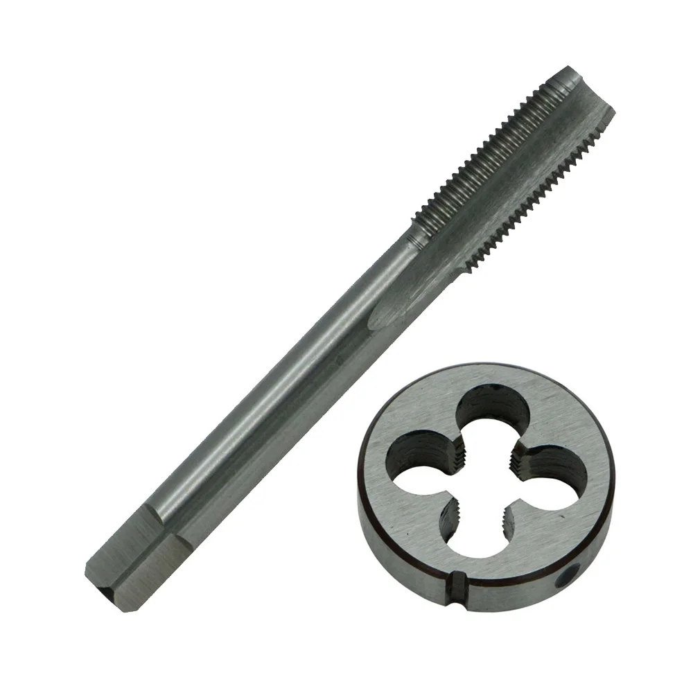 

HSS Tap Grinding Tool Kit M10x1.0mm Tap And M10x1.0mm Die Metrical Thread Right Hand Metalworking Tool