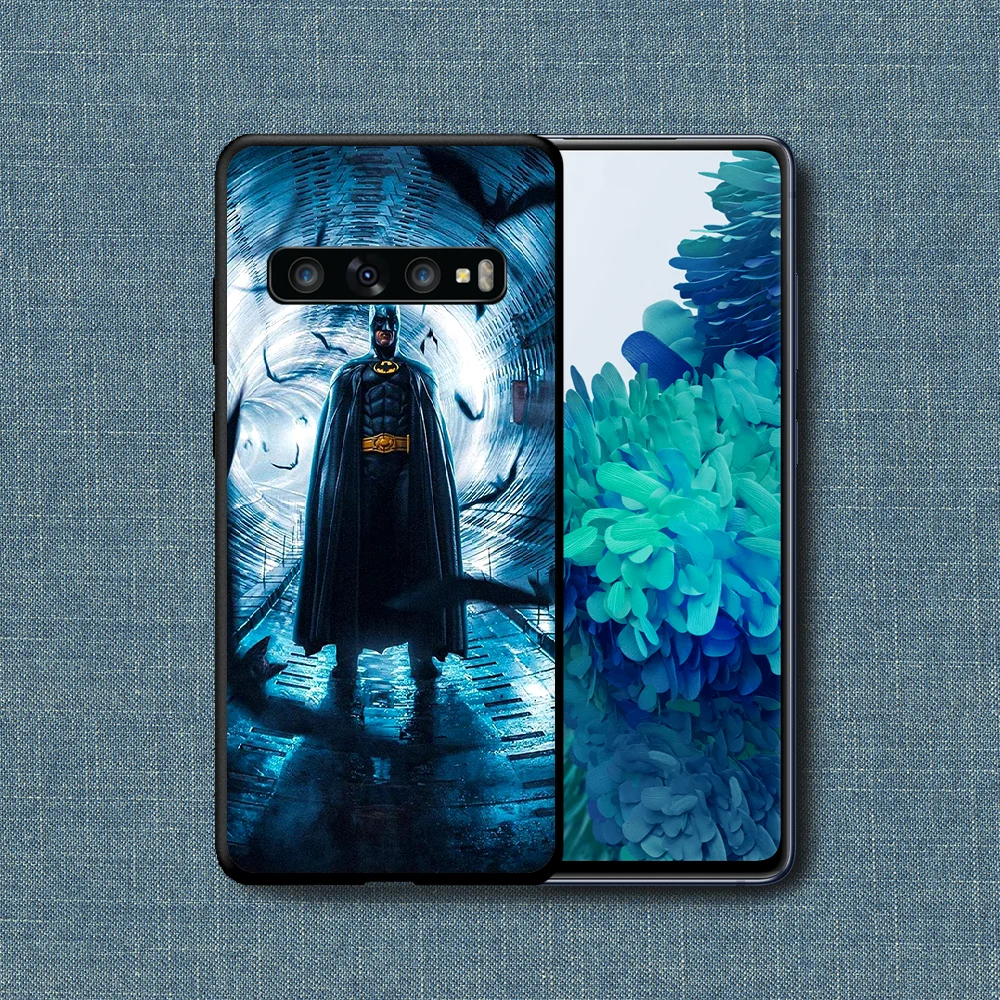 

Batmans Bruce Wayne Phone Case For Samsung Galaxy Note S 8 9 10 20 Plus E Lite Uitra black Hoesjes Soft Cover Tpu Coque Painting
