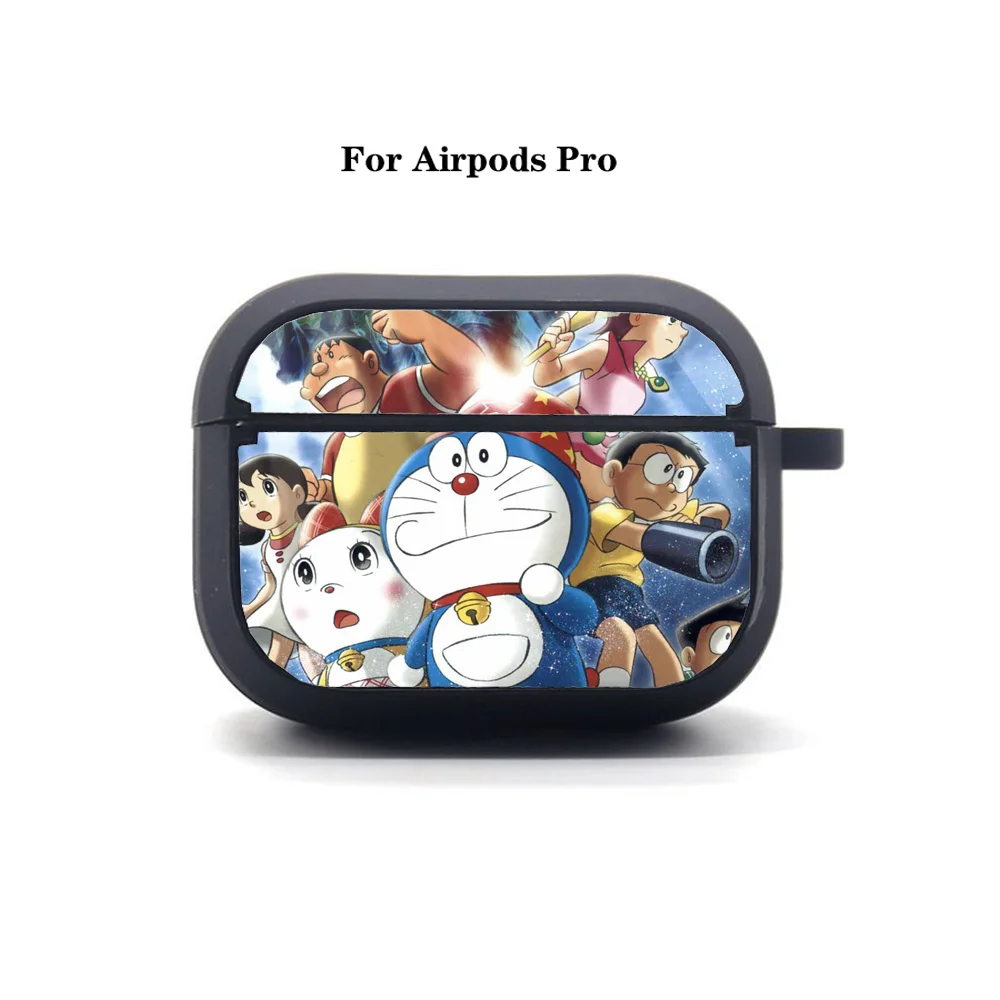 

Чехол с рисунком Аниме Doraemon AirPods Pro, чехол для наушников AirPods Pro, мягкий силиконовый защитный чехол для наушников с Bluetooth