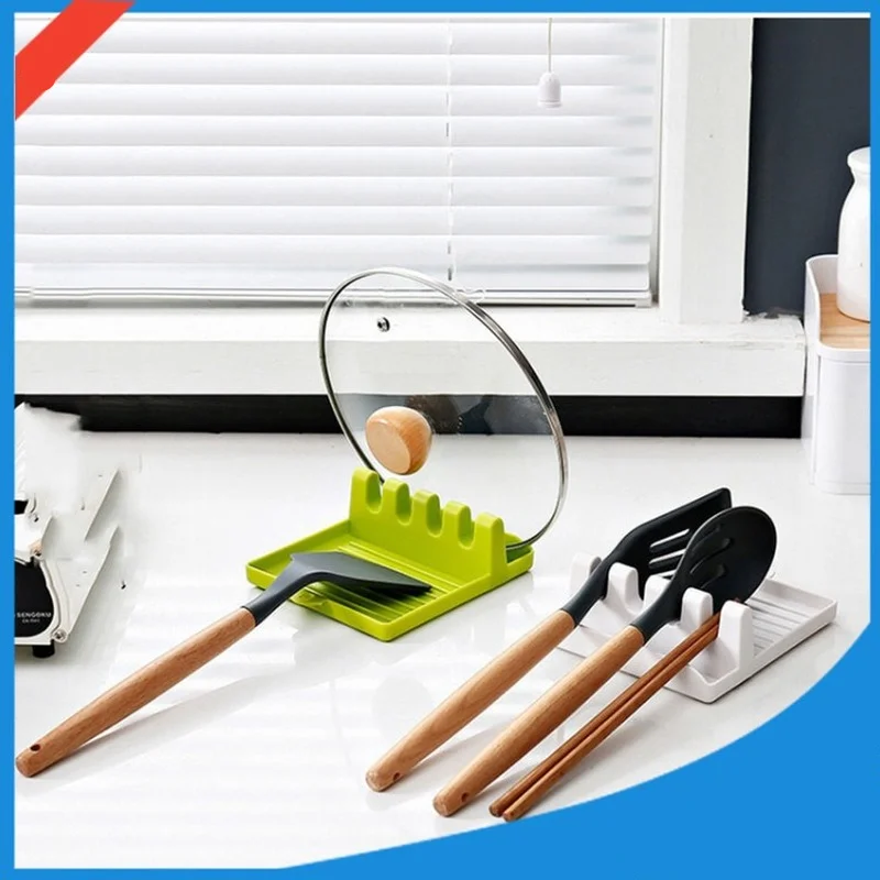 

1pc Spatula Rack, Scoop Shovel, Multifunctional Non-punching Creative Floor Stand Accessories Utensils for Organizer Kitchen