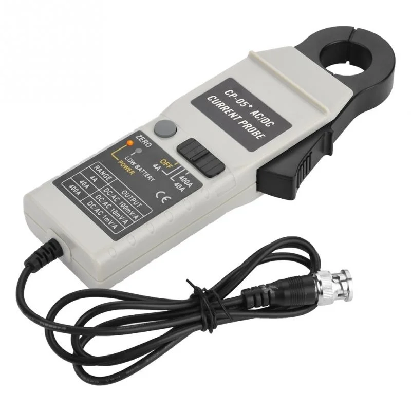 

OWON CP-05 Oscilloscope AC/DC Clamp Current Probe Tester 200KHz 400A Clamp Current Tester Oscilloscope Parts