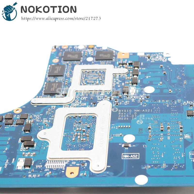 NOKOTION BY510 NM A521 основная плата для Lenovo Ideapad Y700 15ACZ Материнская ноутбука 15 6 дюймов FX