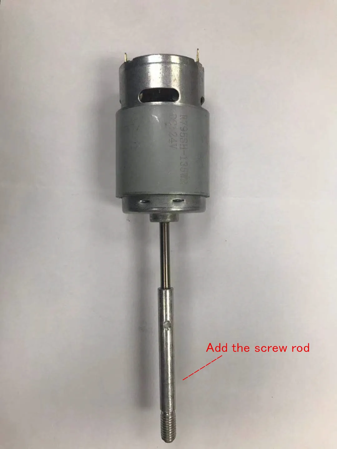 RF-775 вентилятор постоянного тока длинный вал для мотора винт стержень DIY Модель экспериментальный инструмент двигатель 12 В 24 в 5000 об/мин