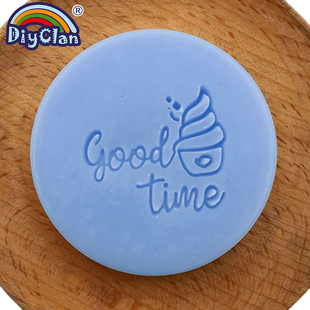 Хорошее время штамп для изготовления мыла шаблон мороженого штампы ручной