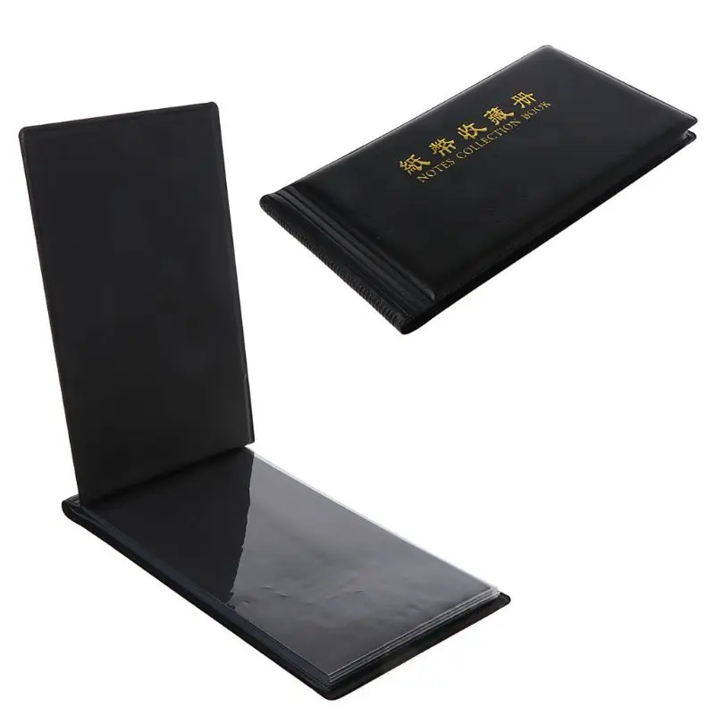 

New Paper Money Collection Pockets Album Book Collecting Holders Storage 62KC
