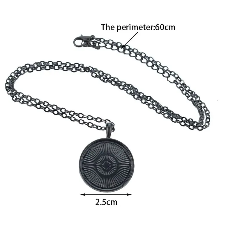 5 шт./лот 25 мм стеклянное ожерелье с кабошоном аксессуары для изготовления