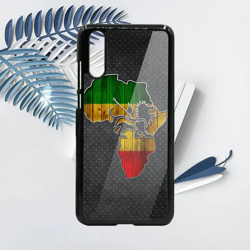

Africa Map Geography Painted Phone Case PC For Samsung galaxy S note 8 9 20 10 e lite2019 plus pro ultra
