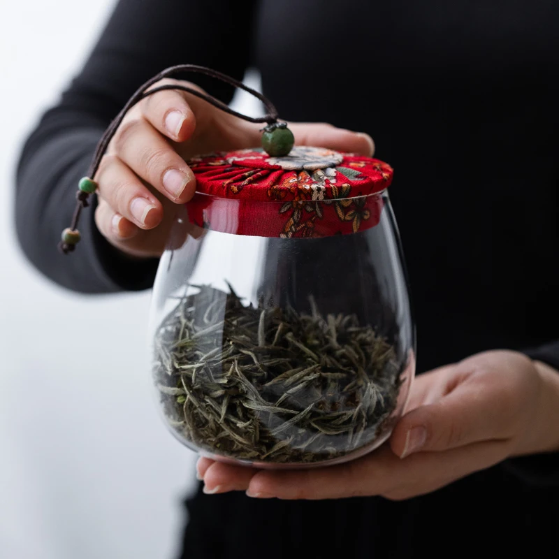 Стеклянные чайные картриджи LUWU прозрачные зеркальные для хранения чая или еды |