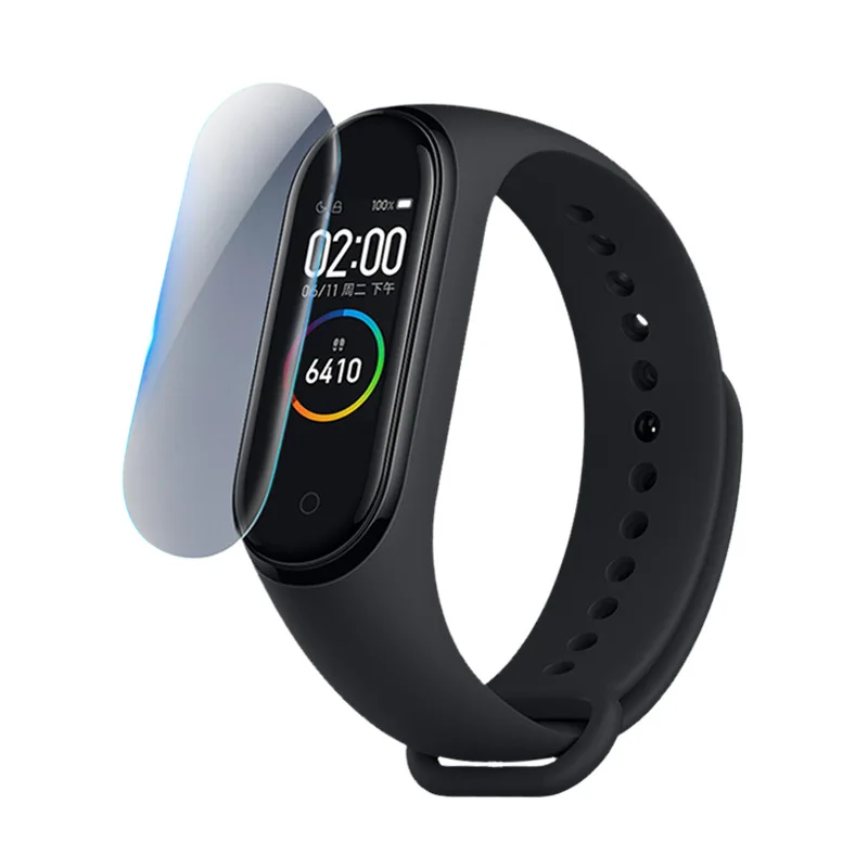 

2021 Newest 1pcs/lot Full Screen Protector For Xiaomi Mi Band 5 Protective Film On The Xiomi Mi Band 5 Tempered Waterproof Glass