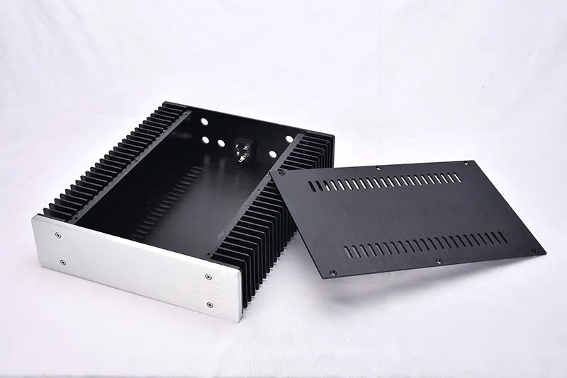 

2607 CNC full aluminum Home amplifier chassis box shell panel case cover 260mm*70mm*311mm