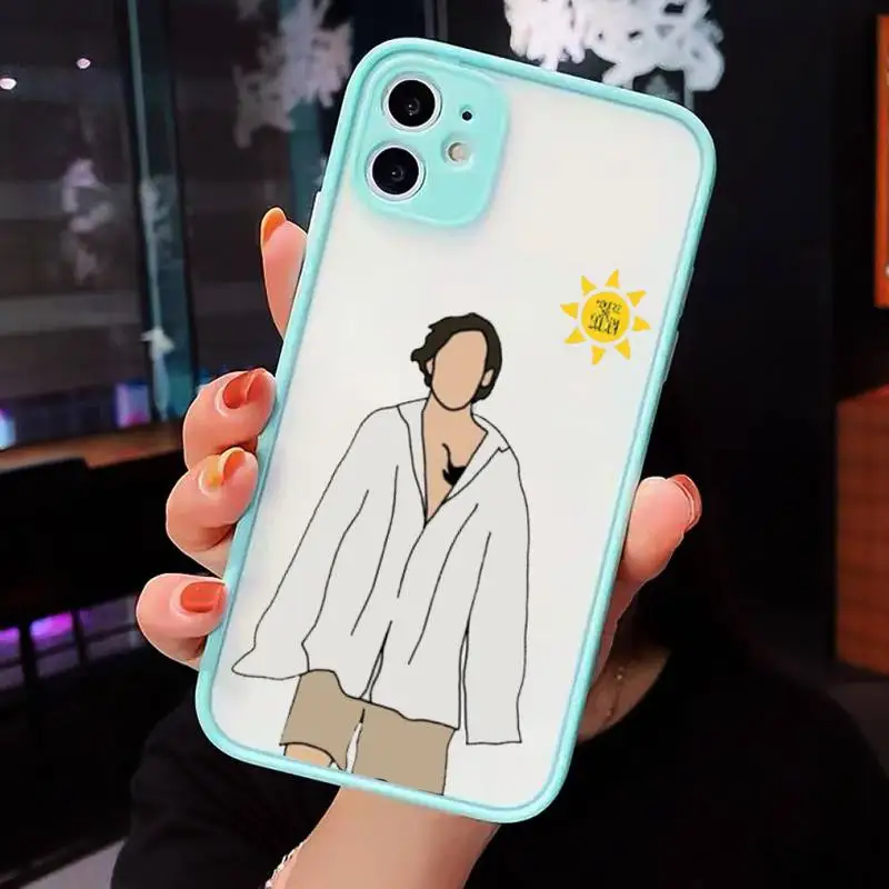 

Harry Styles2 Phone Cases Matte For iPhone 12 Mini 11 Pro XR XS Max 7 8 Plus X Hard PC Back Cover