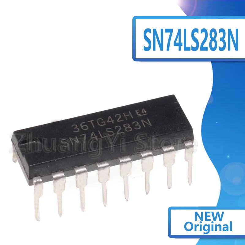10 шт./лот новый запас SN74LS283N 74LS283 DIP-16 чип 4 бит бинарный полный аддер | Электроника