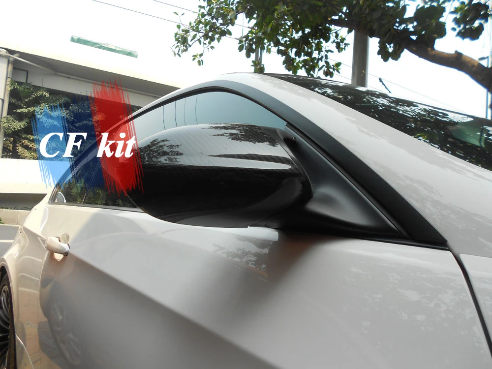 CF комплект из натурального углеродного волокна крышка зеркала заднего вида