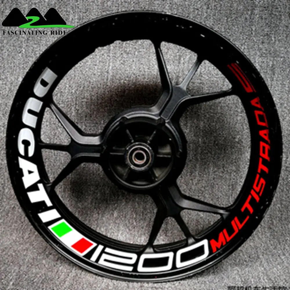 Применимый для поездок на мотоцикле Ducati 796/696/795/821/848/899/899/1200/1199/1299 Monster в байкерском стиле из водонепроницаемого материала светоотражающего стикера