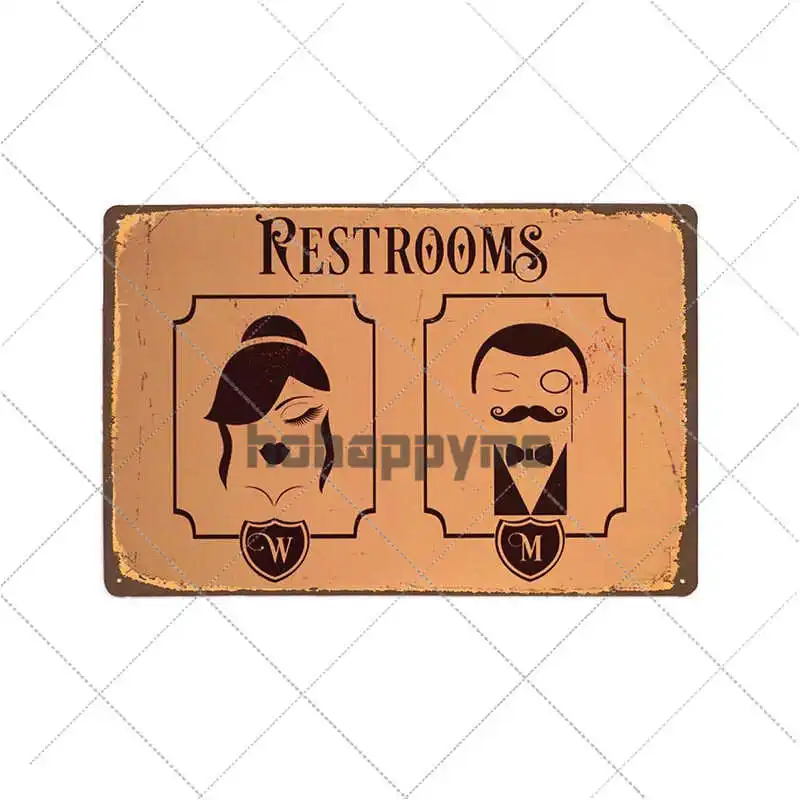 

Металлическая табличка hohappyme 20*30 см