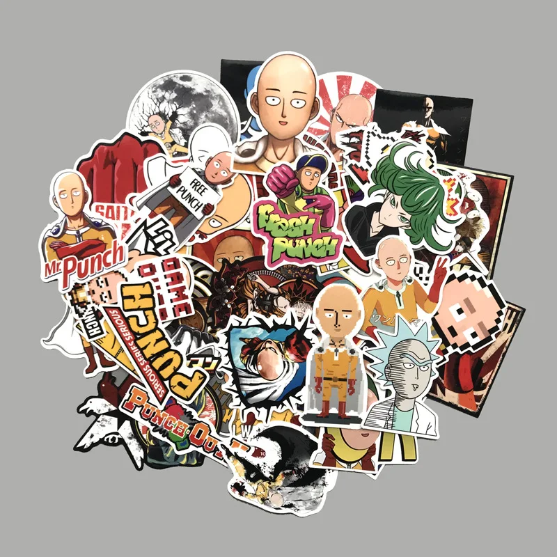 250 шт./лот наклейка ONE PUNCH MAN для игрушек модель saishi Genos багаж мотоцикл автомобиль