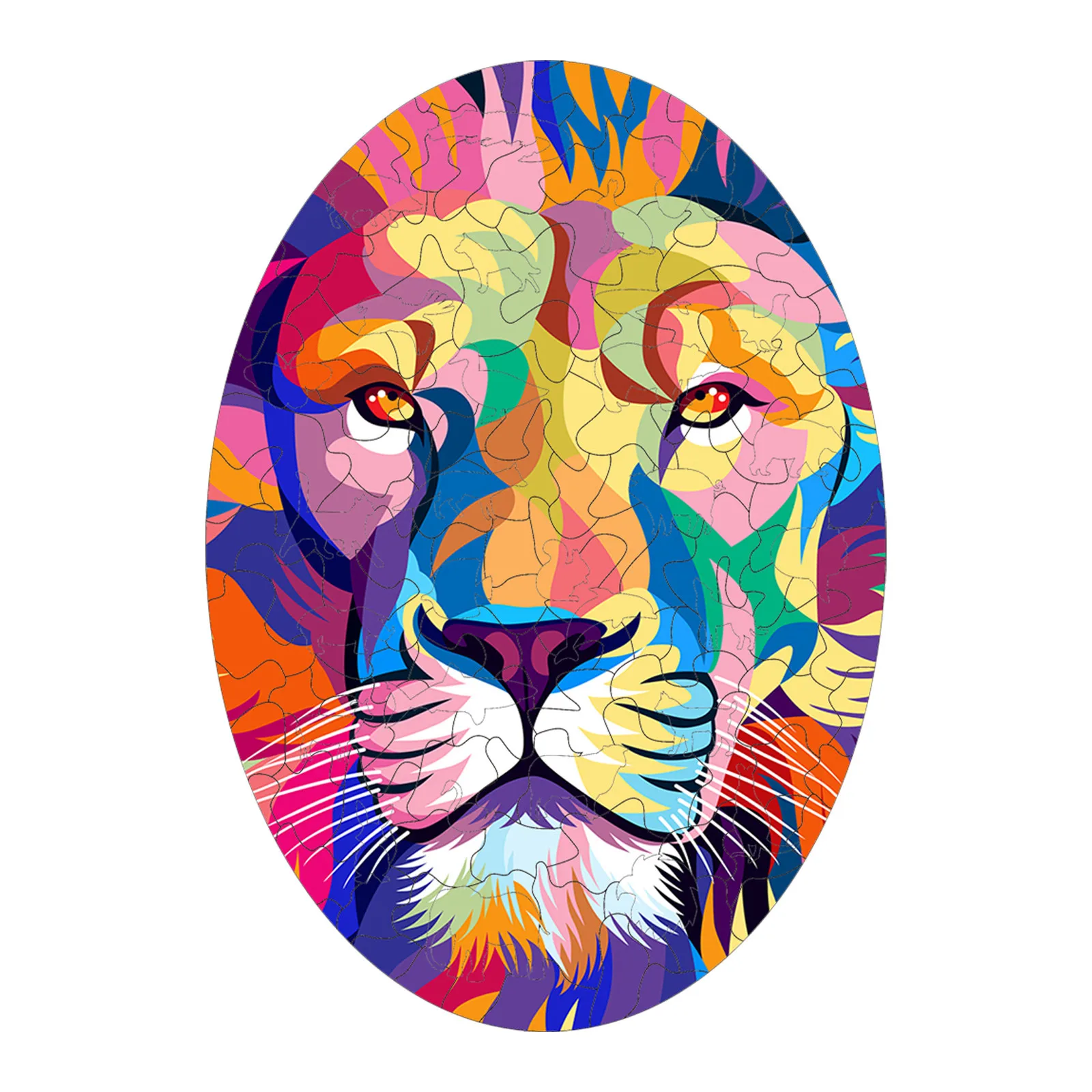 Пазл с волком деревянный для взрослых и детей | Игрушки хобби