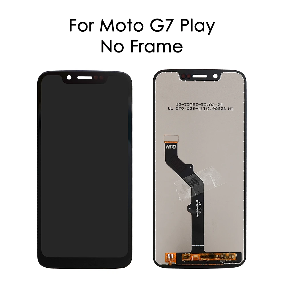 Оригинальный ЖК экран для Motorola Moto G7 Play дигитайзер Power Plus дисплей сенсорный в сборе