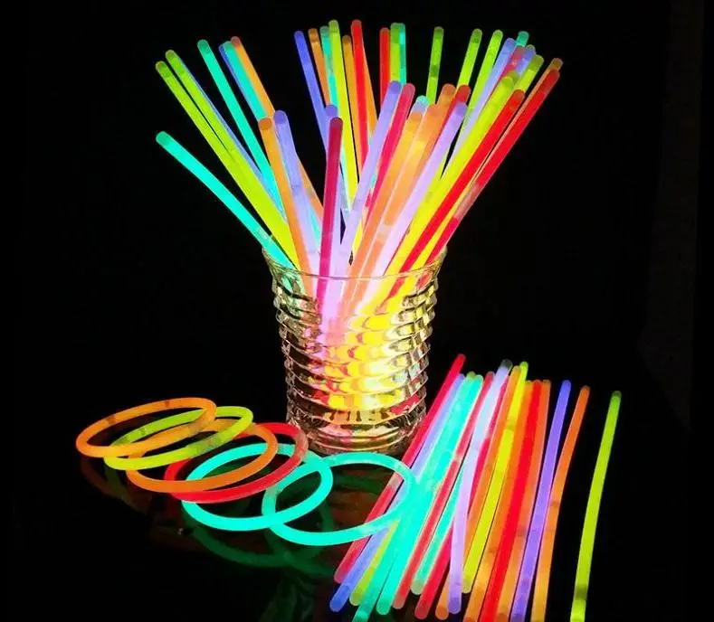 

3000pcs 8" Glow Sticks Stick Bracelet Necklaces Light Neon 8 Inches 5x200mm Glow Party Multi Colors Chri Wholesale