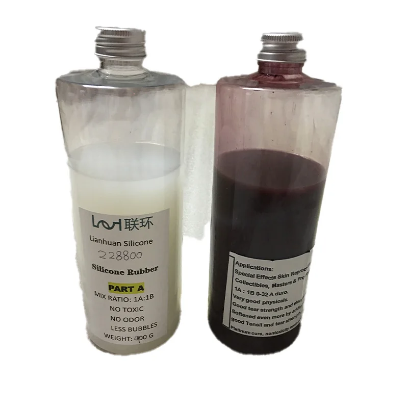 additional cure RTV silicone  skin safe care life casting liquid silicone rubber images - 6