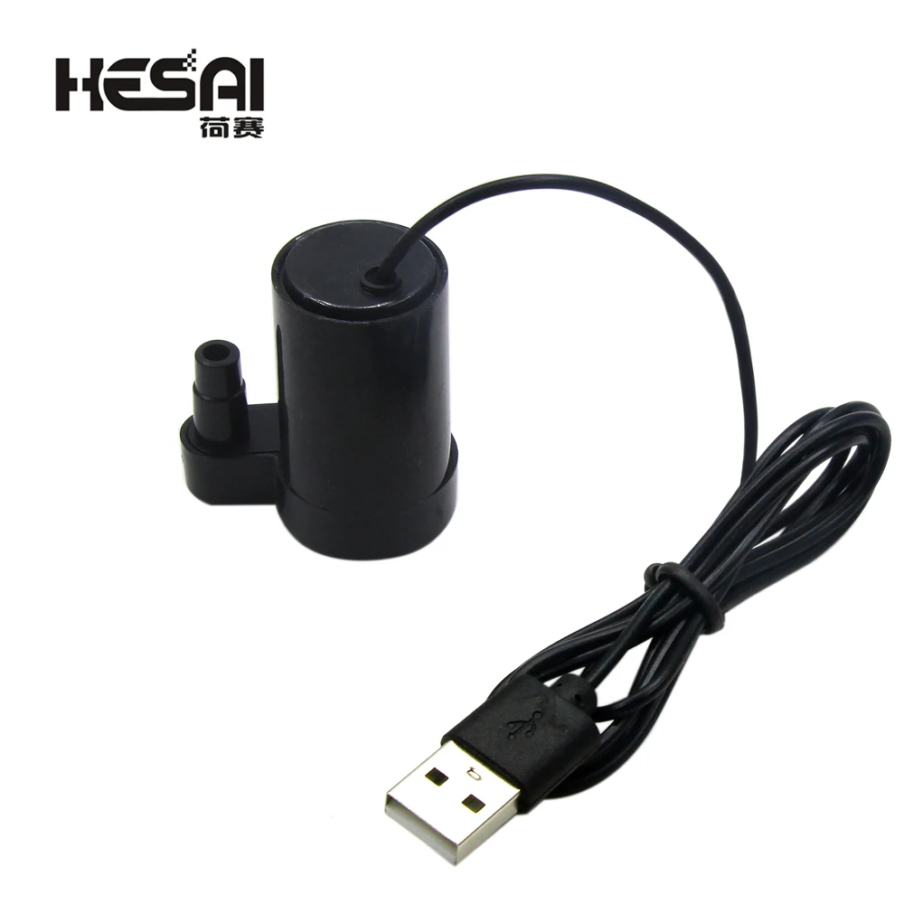 Фото Погружной водяной мини-насос, 5 в постоянного тока, USB, Бесщеточный насос с низким уровнем шума, 120 л/ч №2