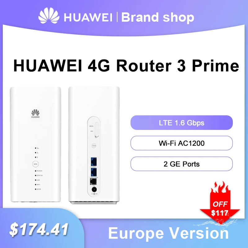 Разблокированный Huawei 4G маршрутизатор B818 263 глобальная версия Cat19 до 1 6 Гбит/с LTE CPE
