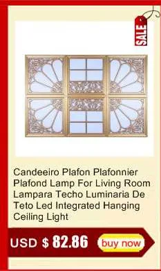 Lustre Luminaria светильник лампа Sufitowe винтажный плафон для гостиной Lampara светильник ing Plafondlamp Хрустальный светодиодный потолочный светильник