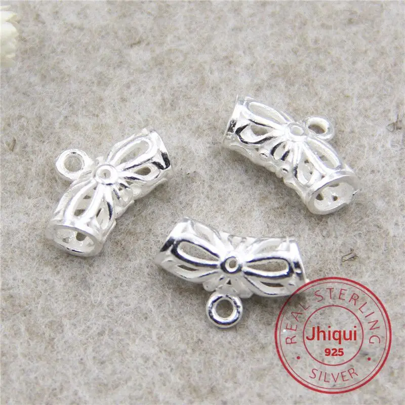 

Бусины из серебра 925 пробы с разъемами, 2 шт.