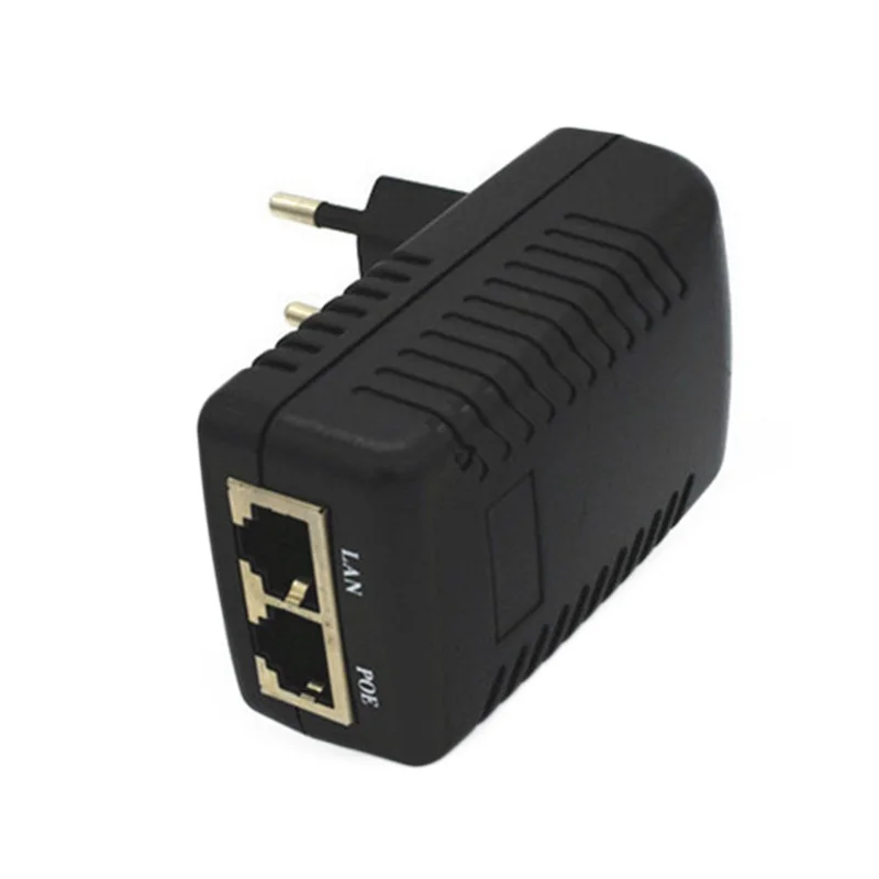 CCTV 48 V 0.5A POE Wall Plug Poe Injector Ethernet Adapter Converter Ip Camera Phone Power Supply US EU Dropship | Электроника