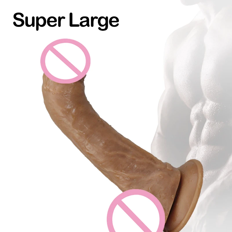 Большой фаллоимитатор Реалистичный Пенис с присоской женские фаллоимитаторы