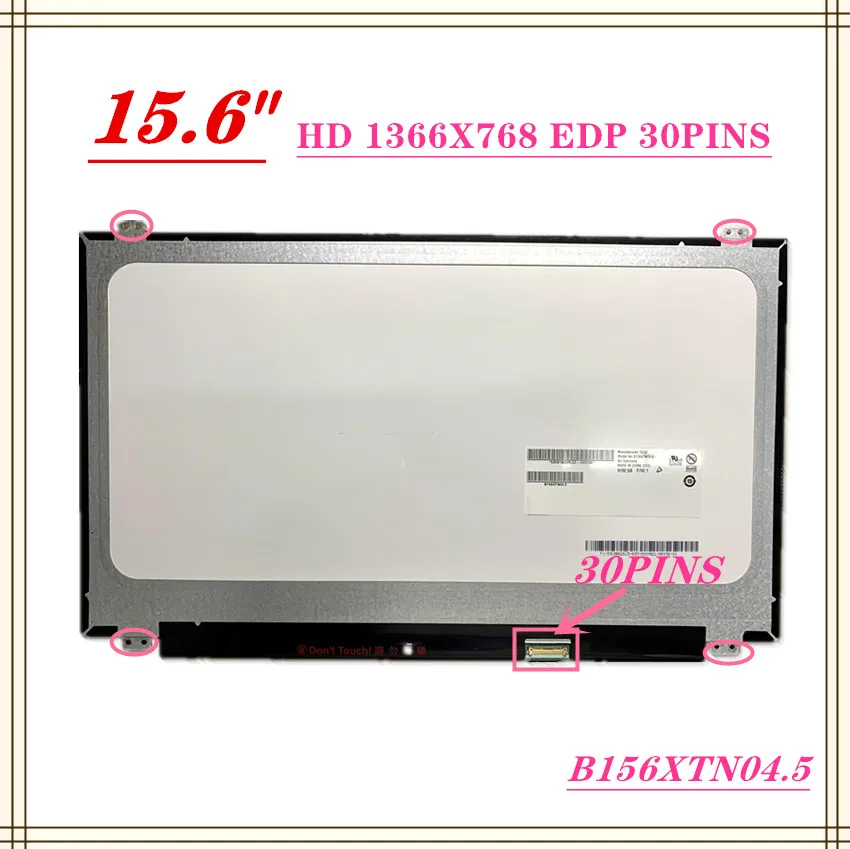

Free Shipping 15.6 LCD Screen 30PINS B156XTN04.0 B156XTN04.1 N156BGE-E42/32 NT156WHM-N42 LTN156AT37 N156BGE-EA2 LP156WHB TPA1