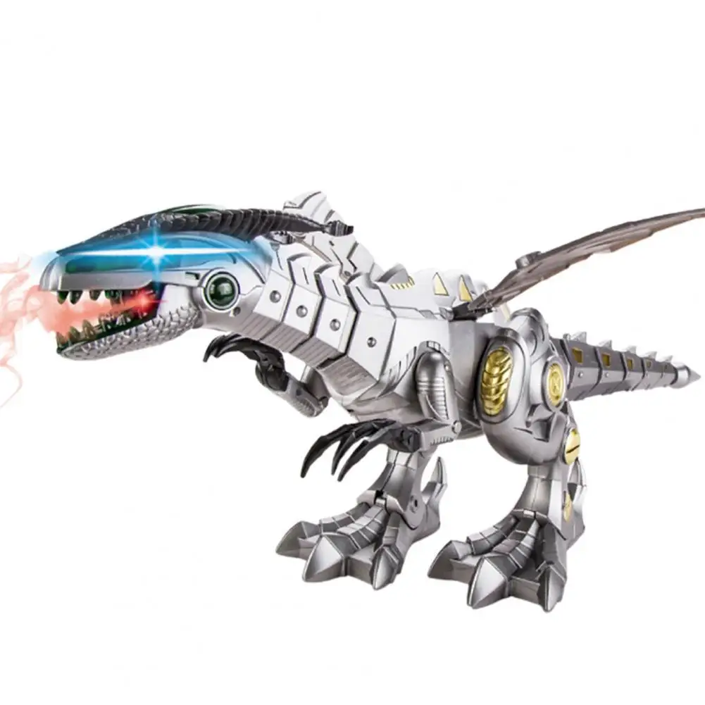 

Electric Walking Dragon Roaring Toy LED Fire Breathing Water Spray Dinosaur