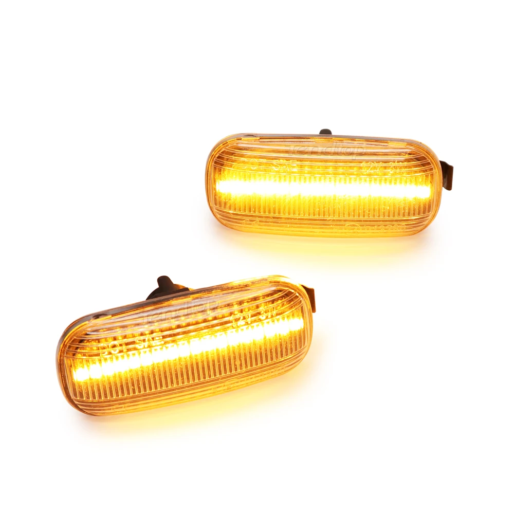 2Pcs Sequential Turn Repeater Light For Audi A3 S3 8P A4 S4 RS4 B6 B7 B8 A6 S6 RS6 C7 Side Marker Bulb Amber Signal Lamp | Автомобили и