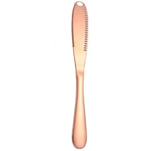 Rose Golden Нержавеющая сталь красочные масло нож бигуди резак варенья десерт сыра шпатель крем разбрызгиватели посуда Западный Kitichen инструмент - Цвет: Rose Golden