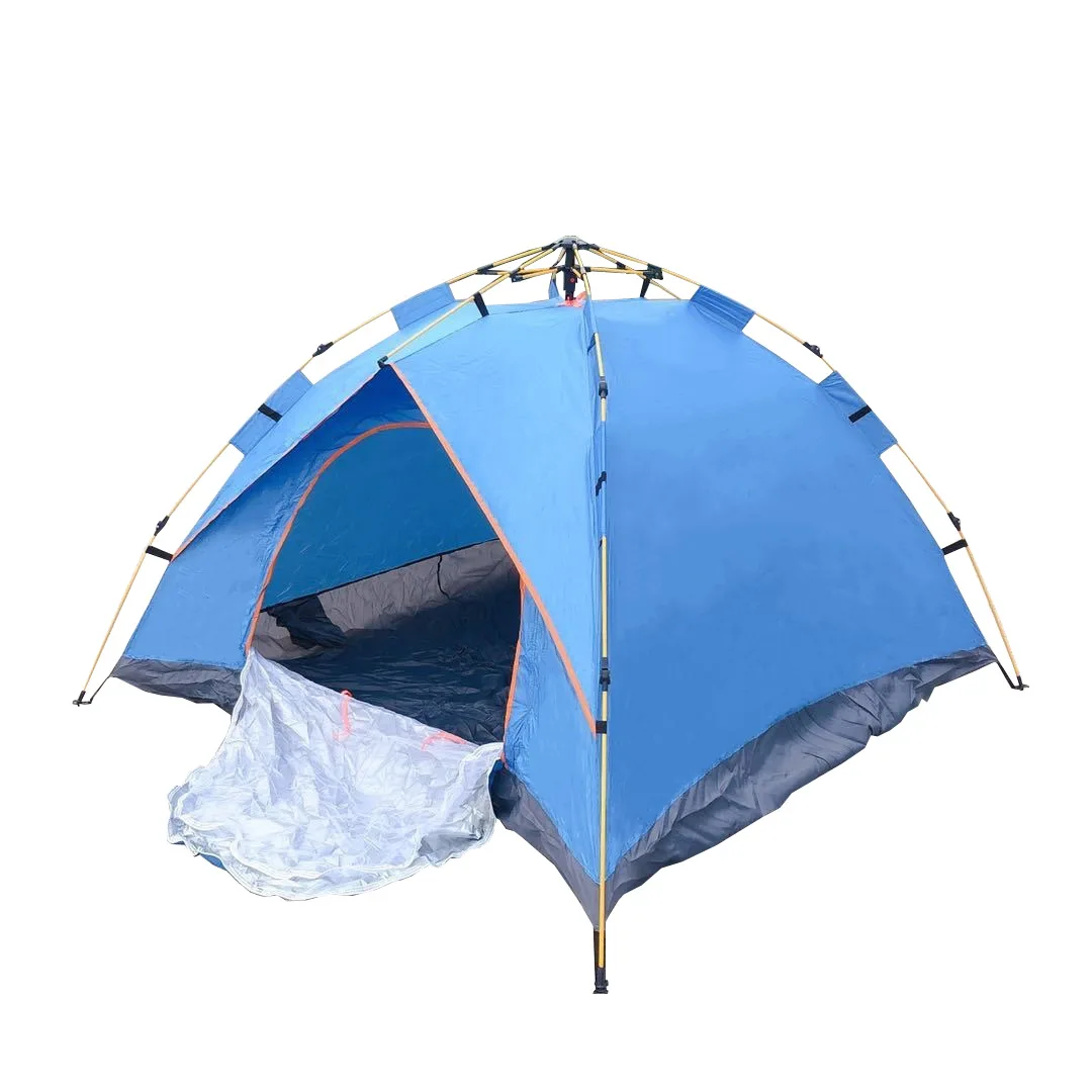 

Outdoor Supplies Double-layer Camping Tent 2-3-4 People Automatic Spring-type Quick-opening Sunscreen Rainproof Windproof Tents