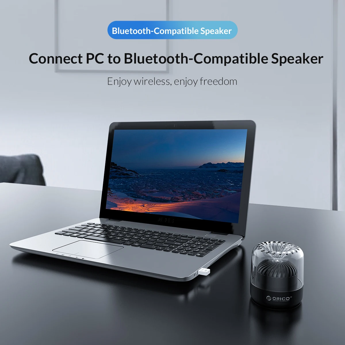 Адаптер ORICO Mini Wireless USB Bluetooth 4 0 USB-ключ передатчик приемник музыка аудио для ПК