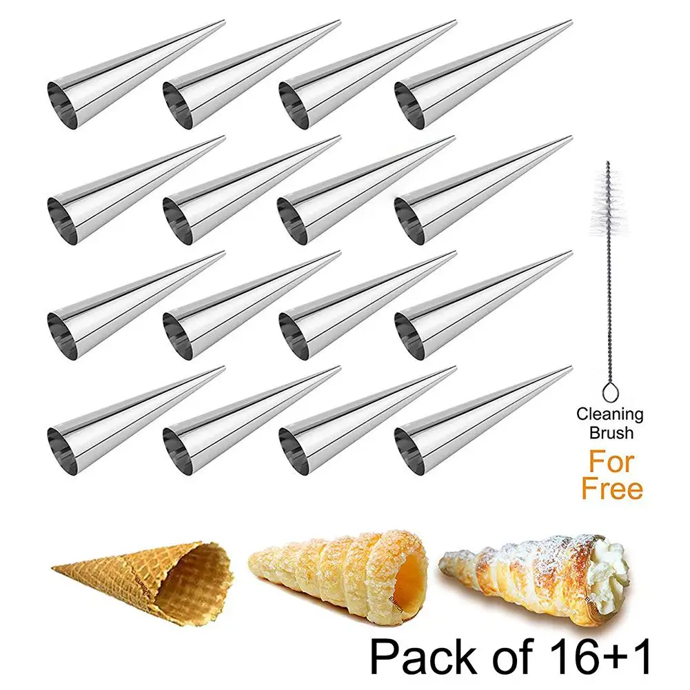 1 комплект из нержавеющей стали кондитерский крем труба конический Beveler круассан