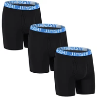 men underwear shorts seamless boxer bulge sexy shorts fashion briefs solid color 3 pcs