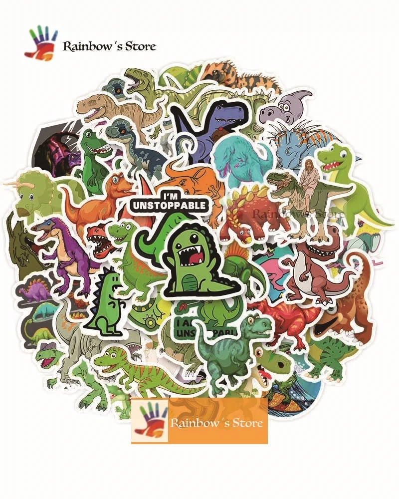 

50 шт. неповторяющиеся водонепроницаемые съемные милые Мультяшные чехлы на колесиках маленькие новые наклейки граффити наклейки для шлема ...