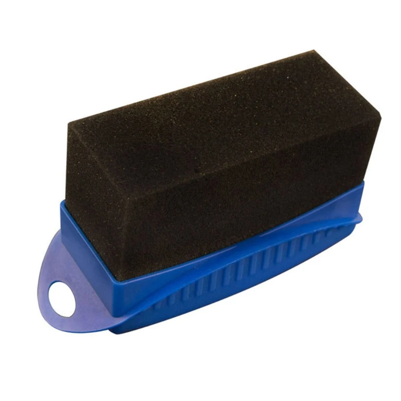 

Car Wheel Cleaning Sponge Tool Automotive Tyre Polishing Waxing Sponge Brush with Finger Grooves