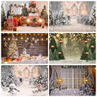 Рождественский Снежный фон для фотосъемки новогодний детский портретный фон Рождественские фоны для фотостудии фотозона