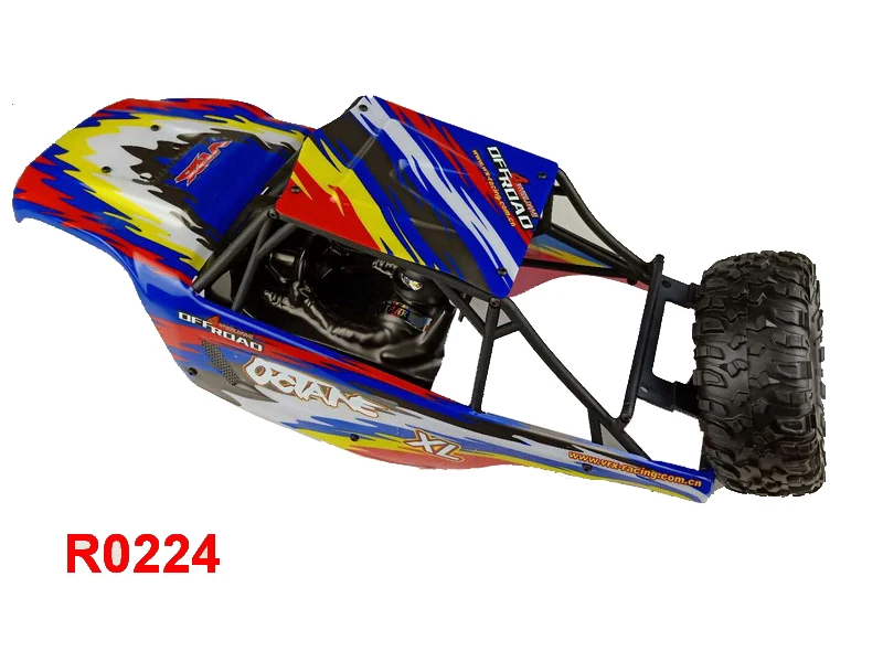 Корпус автомобиля VRX + нейлоновая рулонная клетка запасное колесо блистер с