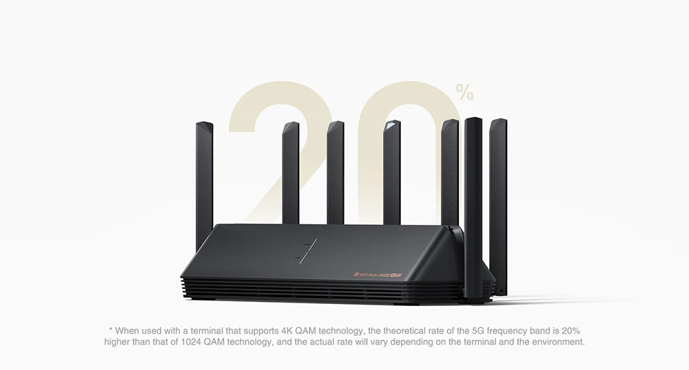 internet router extender New Xiaomi AX6000 AIoT Mesh Router 6000Mbs 512MB WiFi6 VPN External Signal NetworkQualcomm CPU Repeater Amplifier Mi Home wifi router signal booster