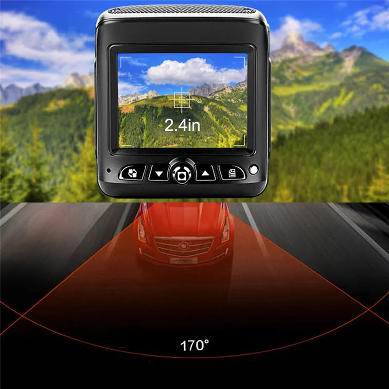 Автомобильный видеорегистратор 2 в 1 HD 1080P с радаром лазерным детектором